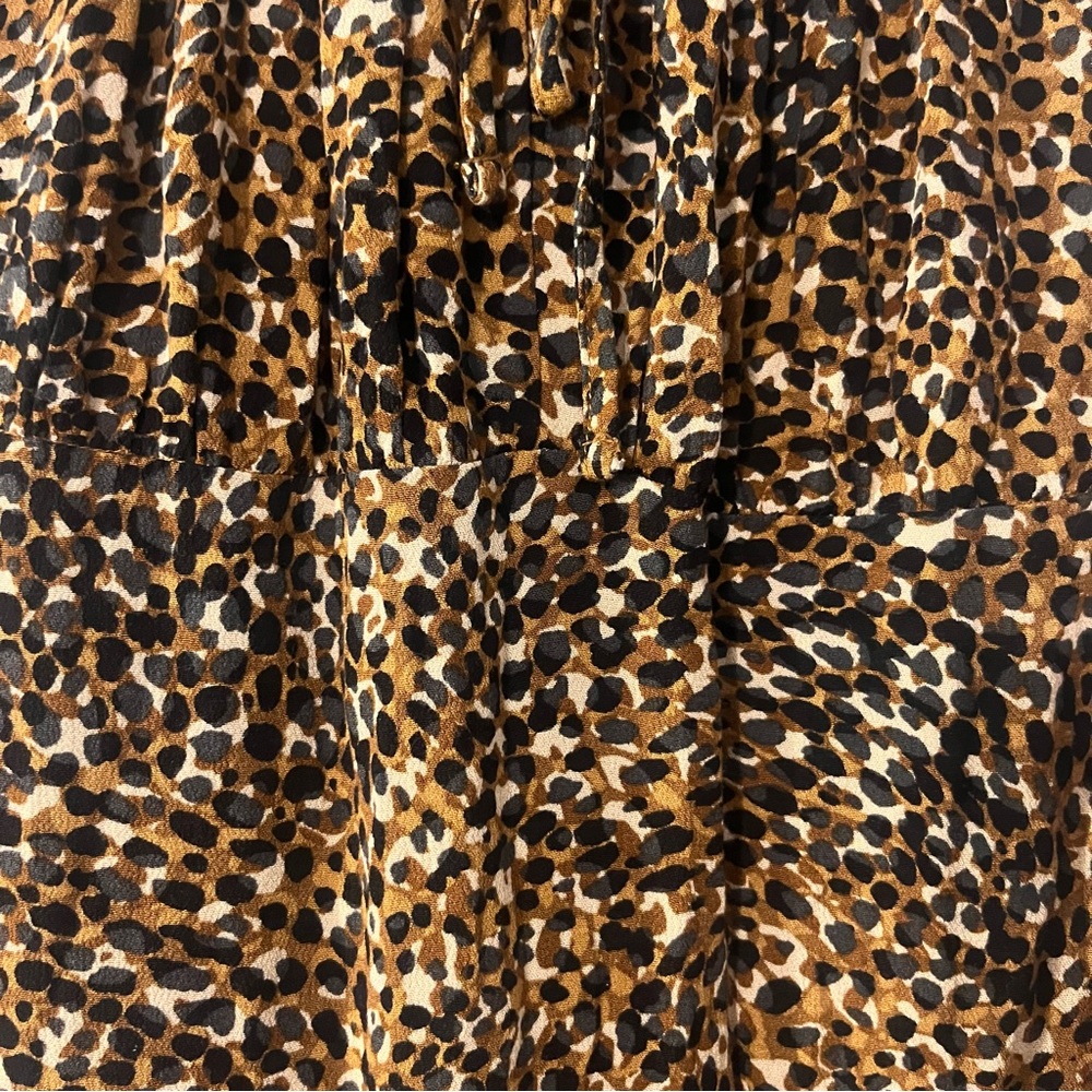 [NEW] OLD NAVY Leopard Print Scoop neck Sleeveless Midi Knit Dress: Sz XL - Picture 4 of 6